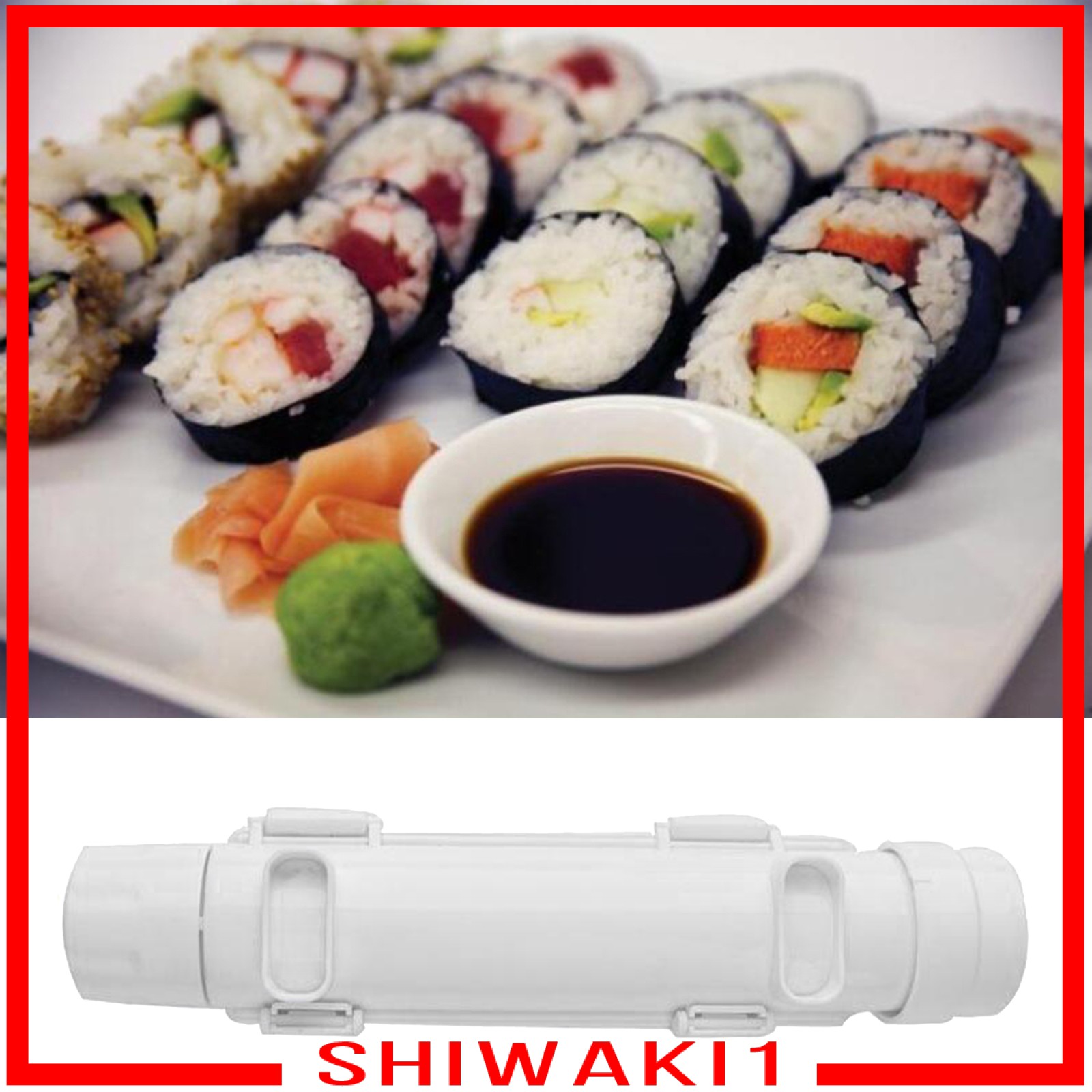 Dụng Cụ Cuốn Sushi Bằng Nhựa Shiwaki1 Tiện Dụng