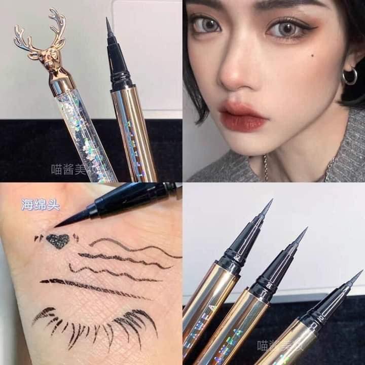 Bút Kẻ Mắt Nước Siêu Mảnh, Lâu Trôi sừng hưu LYLEAWEA siêu bám chính hãng