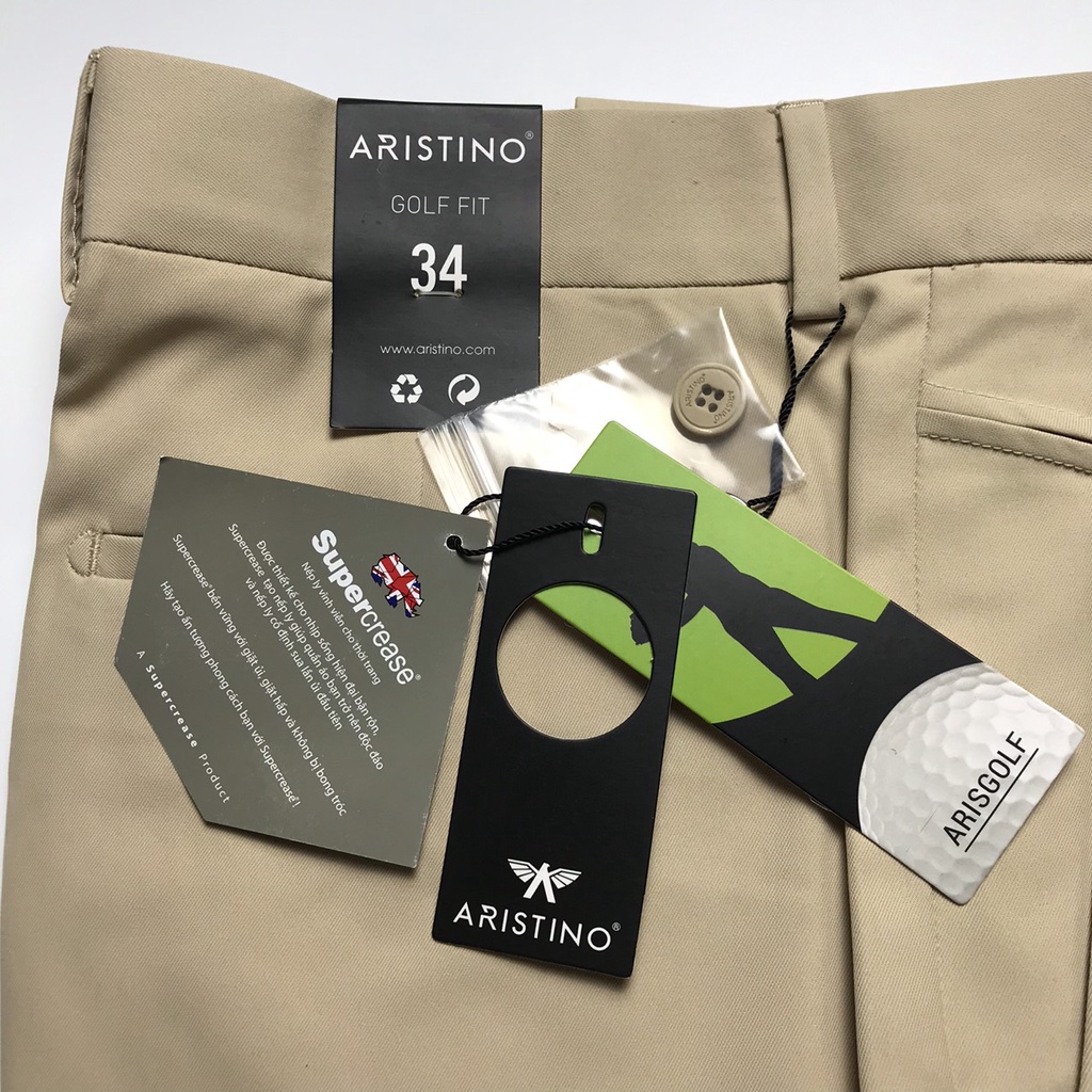 Quần âu nam Aristino dòng cao cấp vải mịn đẹp nếp ly vĩnh viễn  ATR015S7