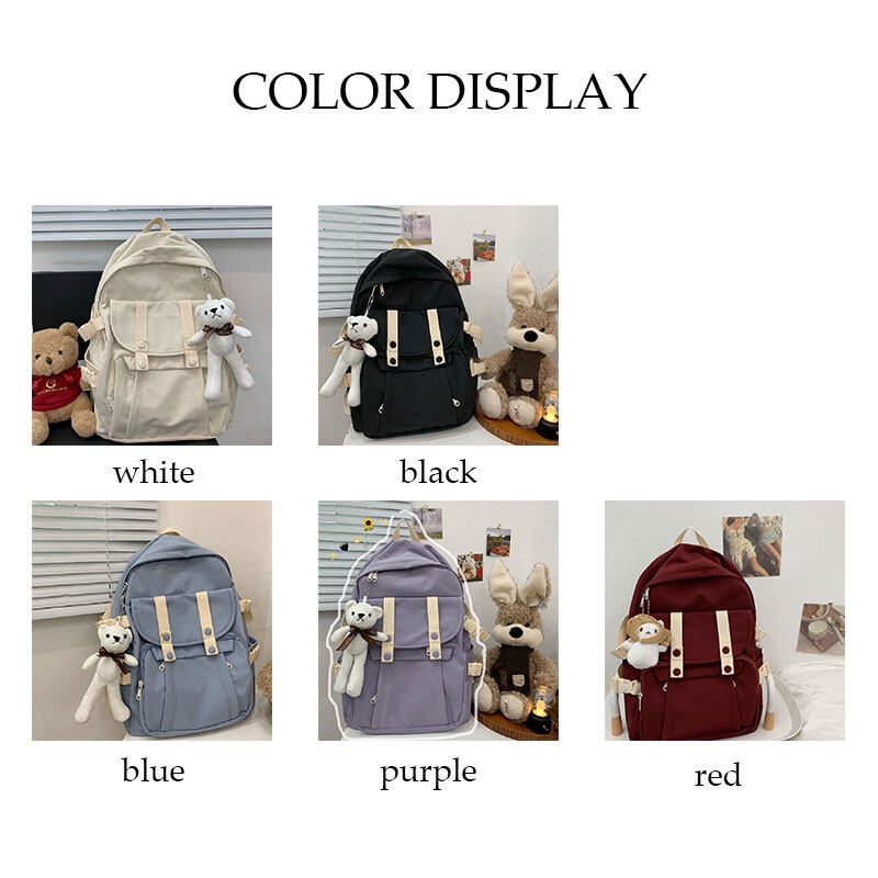 Balo YADOU chất vải oxford siêu nhẹ cỡ lớn tùy chọn màu sắc thời trang cho nữ