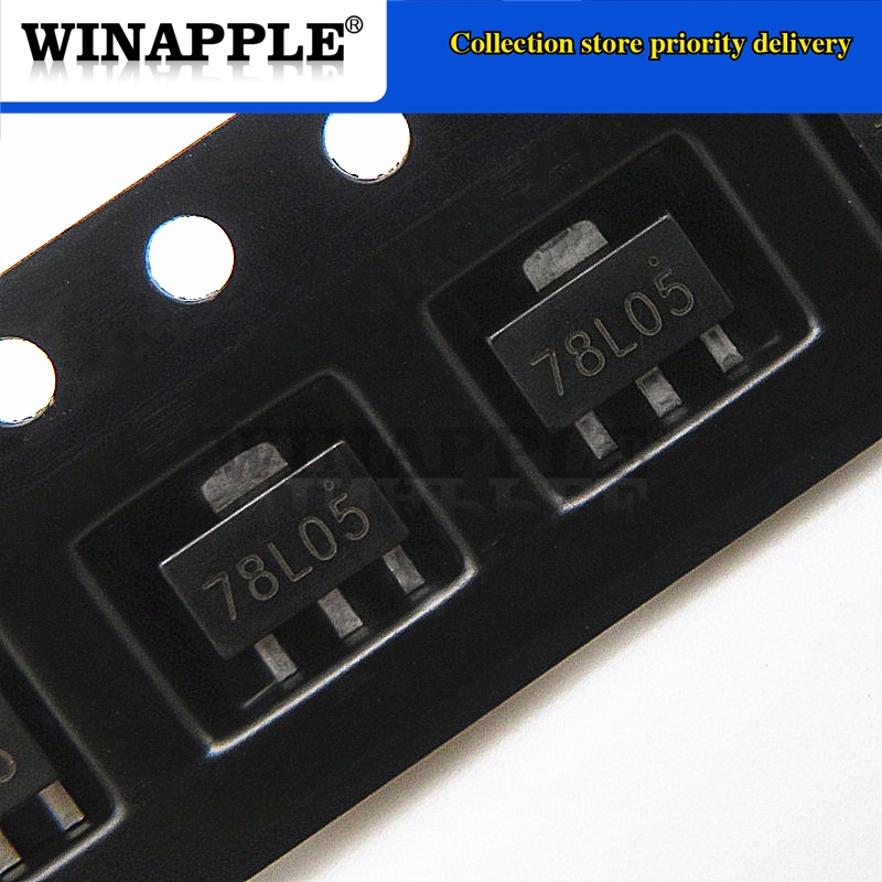 Set 10 Chip ic Mới Và Chính Hãng 78l05 sot89 cj78l05 sot-89 Sop smd