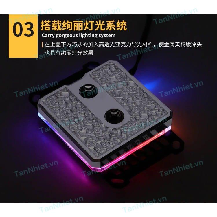 Block cpu Barrow LTIFH-04 - đế tản cpu Dùng cho tản nhiệt nước custom - Bảo hành 6 tháng 1 đổi 1