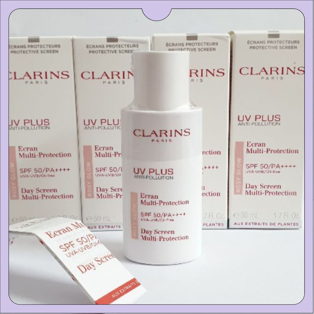 Kem chống nắng CLARINS 50ml - Rosy Glow ☆⧼t̼⧽