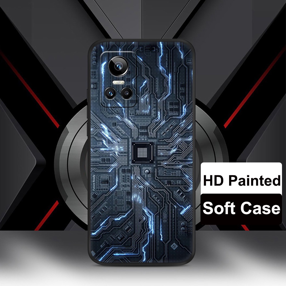 Ôp Điện Thoại tpu Dẻo Họa Tiết Máy Chơi Game Độc Đáo diy Cho oppo realme gt neo 3 oppo realme gt neo3 gtneo3 Ốp