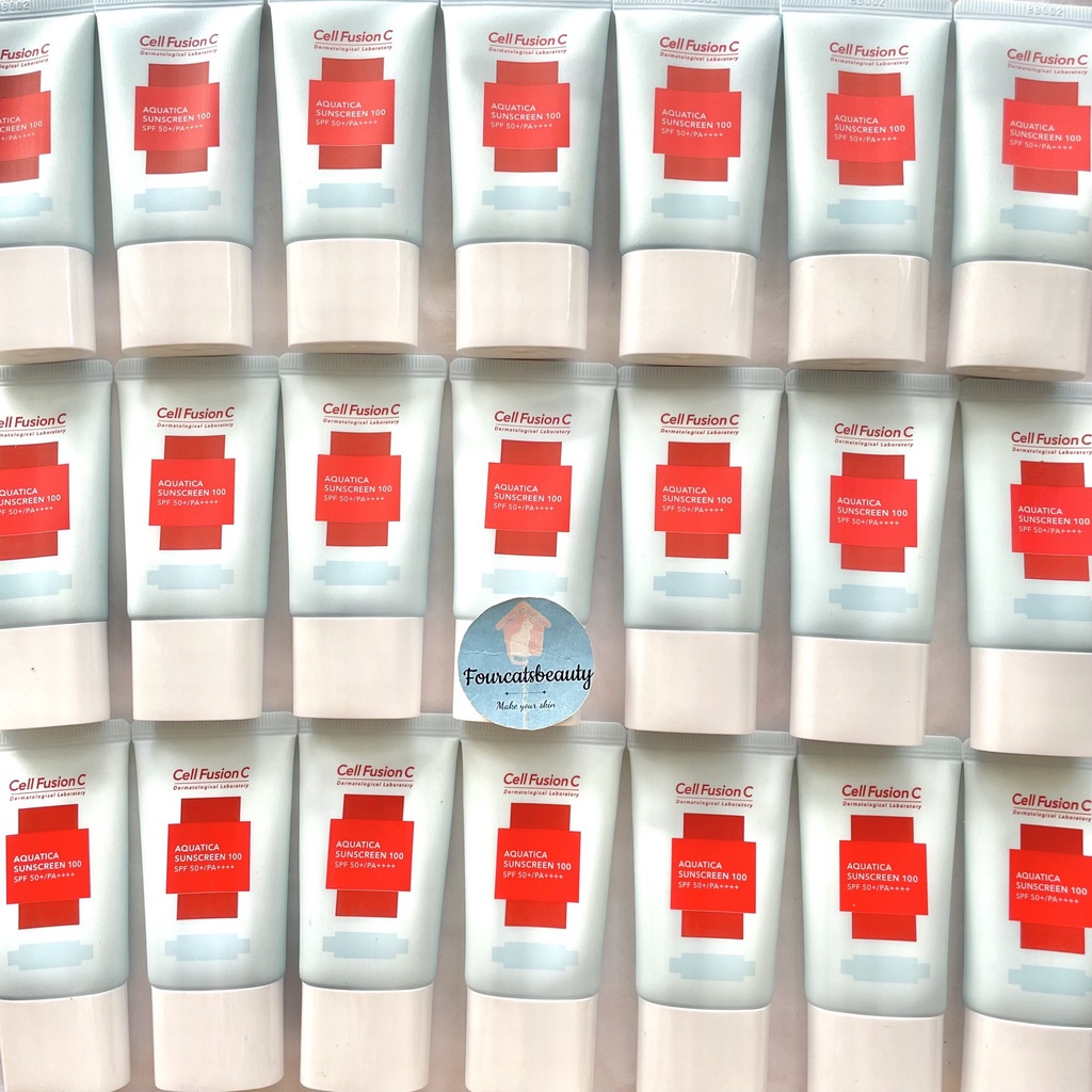 Kem Chống Nắng Hỗ Trợ Cấp Ẩm Cell Fusion C Aquatica  Sunscreen 100 SPF 50+/PA++++ Hydrating &amp; Calming 20ml