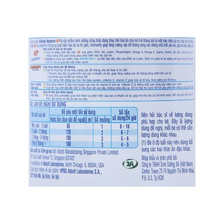 Sữa bột Similac Newborn 1 IQ Plus 400g date 2/2020