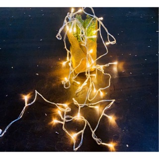 DÂY ĐÈN LED 4M 30 BÓNG ĐOM ĐÓM FAIRY LIGHT MÀU VÀNG NẮNG CHỚP NHÁY