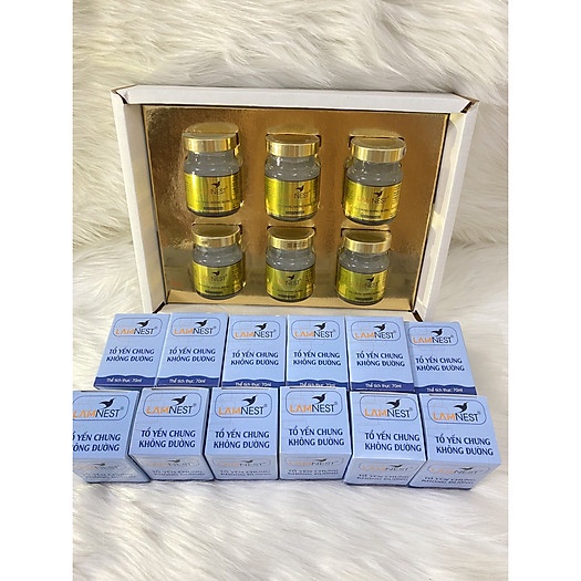 Combo 1 Hộp (6 Hũ)Yến Sào Lamnest Loại Hũ Sứ Cao Cấp | BigBuy360 - bigbuy360.vn