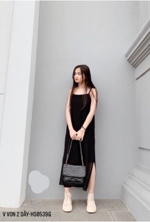 Váy von hai dây dáng suông - HS