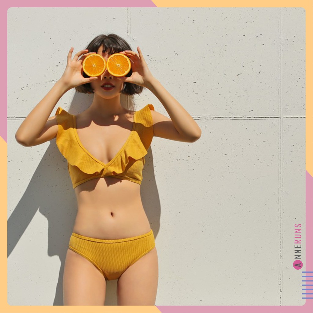 Set Bộ Đồ Quần Áo Tập Bơi Đi Tắm Biển Nữ Bikini 2 Mảnh AN1913 II Annerun Việt Nam