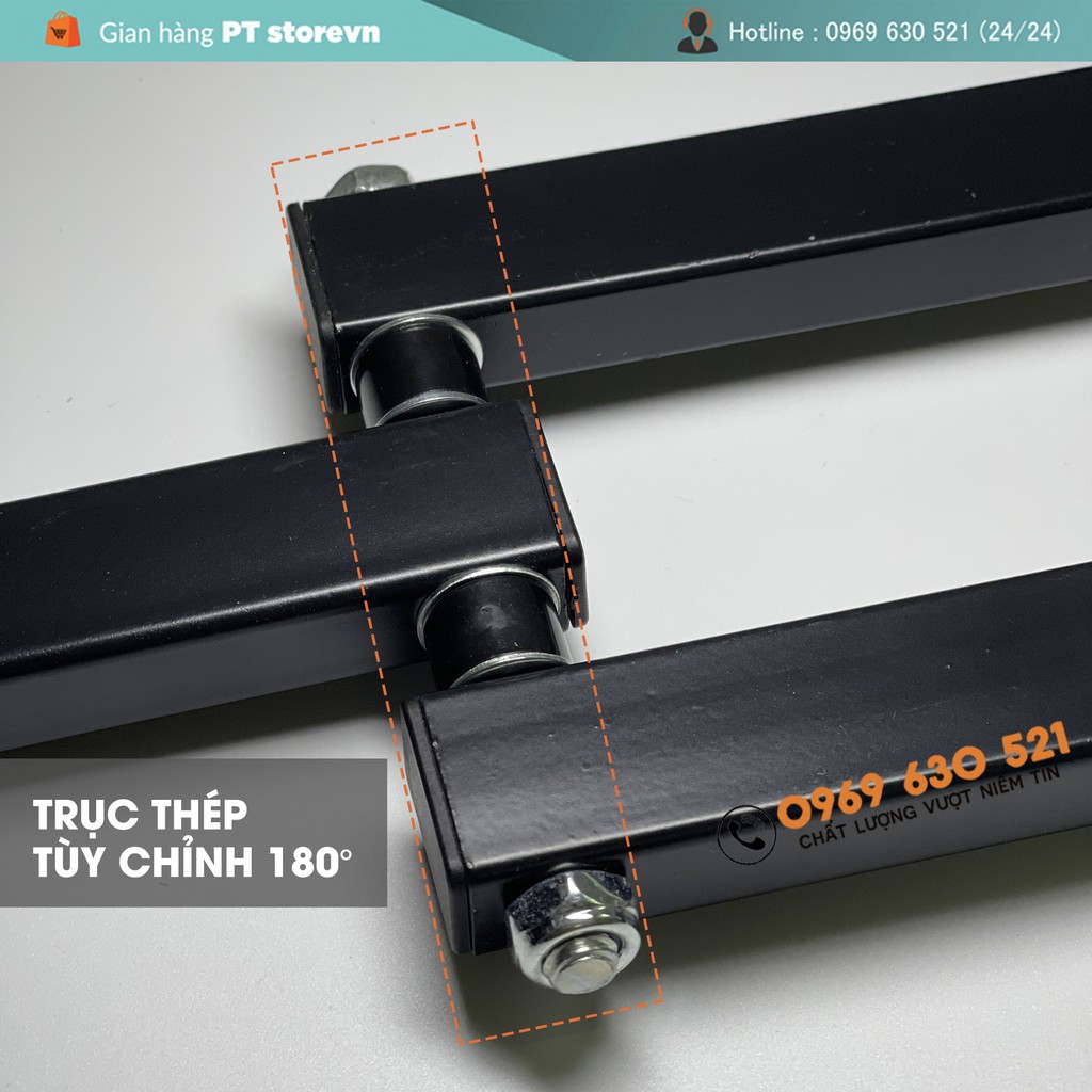 Giá Treo Màn Hình Máy Tính 17 - 32 Inch Xoay 360 Độ ( treo tường ) Model S-100