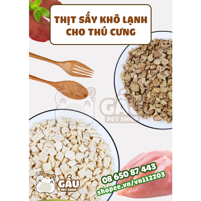 Thịt sấy cho Hamster / Chó / Mèo