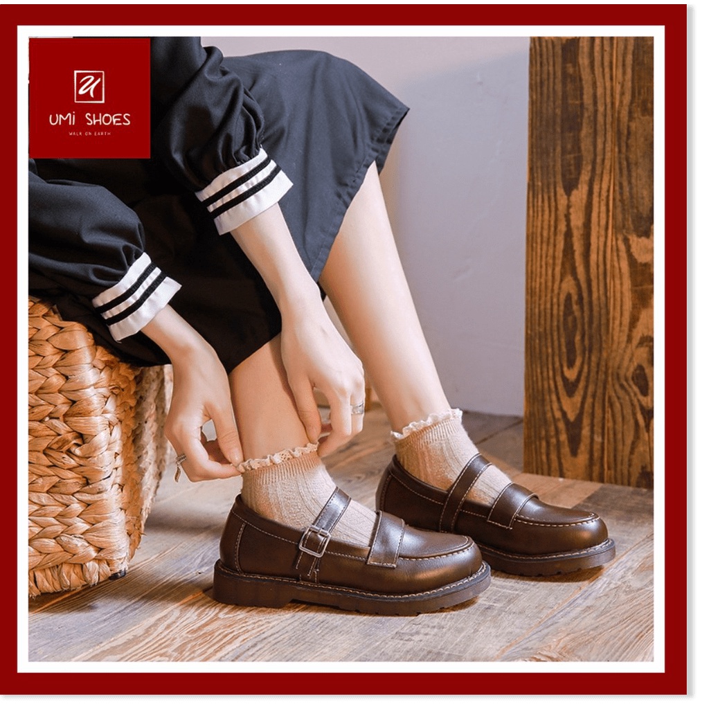| ᴛʜᴇ ꜱʜᴏᴇꜱ ᴋɪɴɢ | 👑 Giày ulzzang oxford vintage thời trang đơn giản màu đen/nâu cá tính năng động cute xinh đẹp bền rẻ