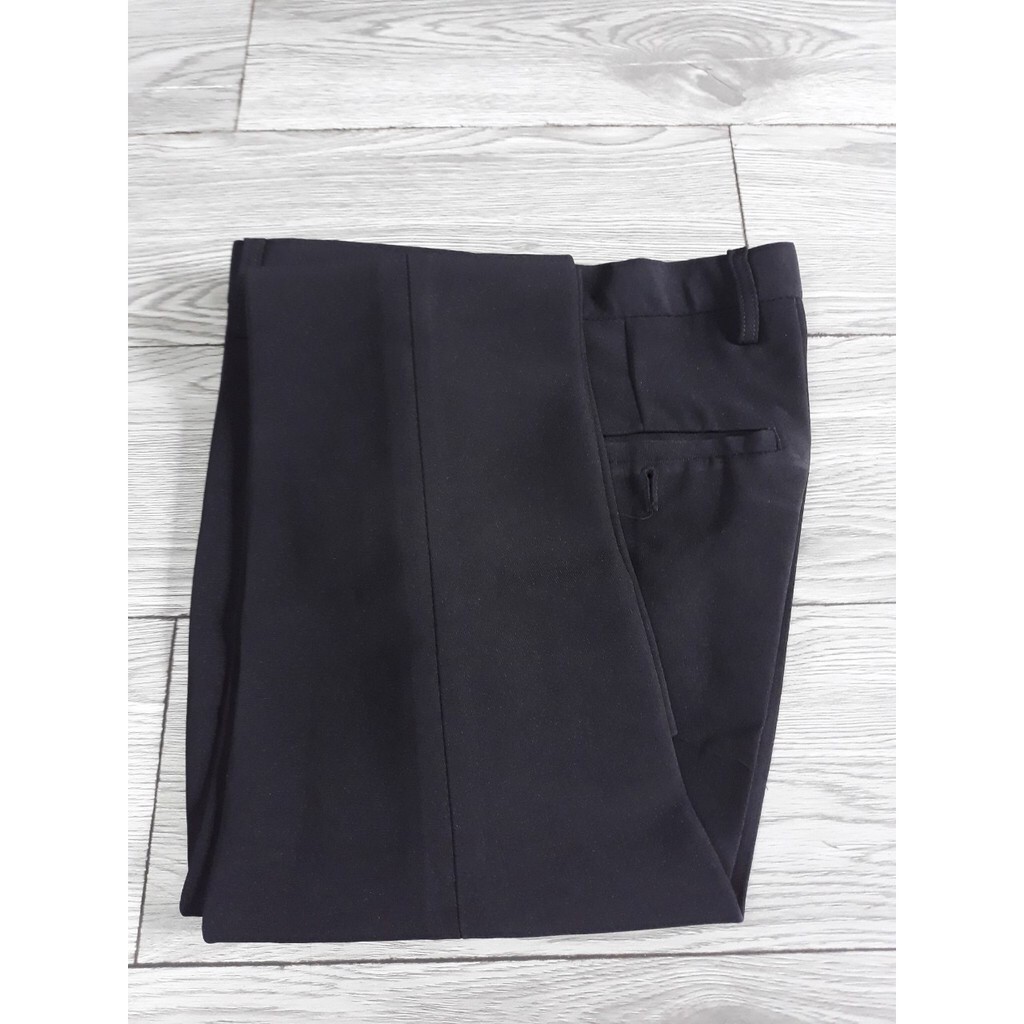 Quần âu màu xám lông chuột, ống côn, dáng Hàn | BigBuy360 - bigbuy360.vn