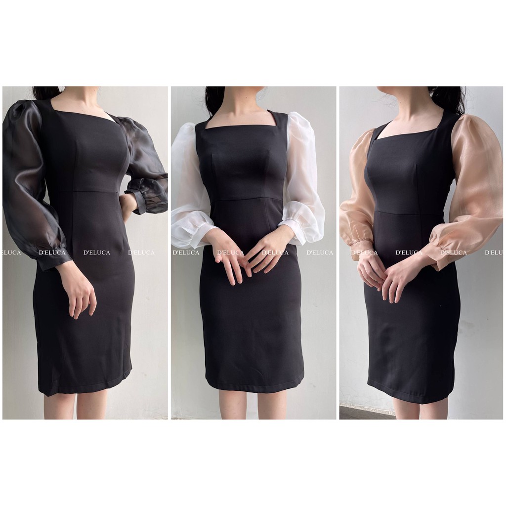 [Hình+Video Thật] Váy Organza Tay Bồng Đầm Dự Tiệc Đi Chơi Chất Vải Tơ Sống Cao Cấp Siêu Xinh Dành Cho Các Nàng