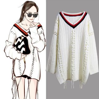 Áo len thời trang Dương Mịch ALDM81 (HÀNG ORDER KHOẢNG 10-15 NGÀY)