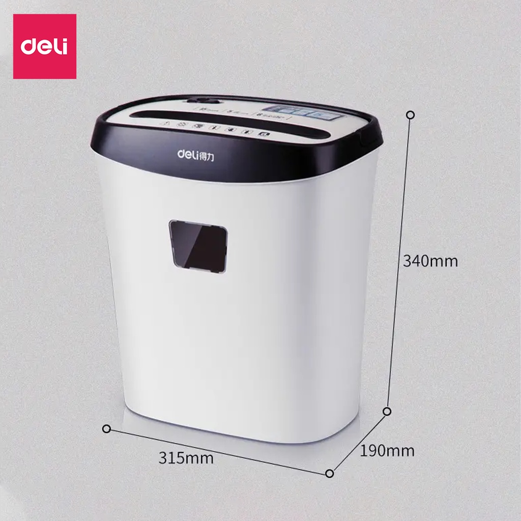 Máy Hủy Tài Liệu Cao Cấp Deli Chính Hãng - Phù Hợp Cho Bảo Mật Giấy Tờ Trong Doanh Nghiệp, Văn Phòng, Nhà Trường - 9928