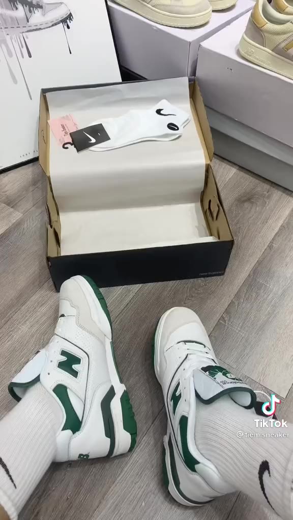 Giày New Balance 550 ‘White Green’,Xanh navi, Đen, Giày nb 550 bản cao cấp hot hit -1_yhg | BigBuy360 - bigbuy360.vn