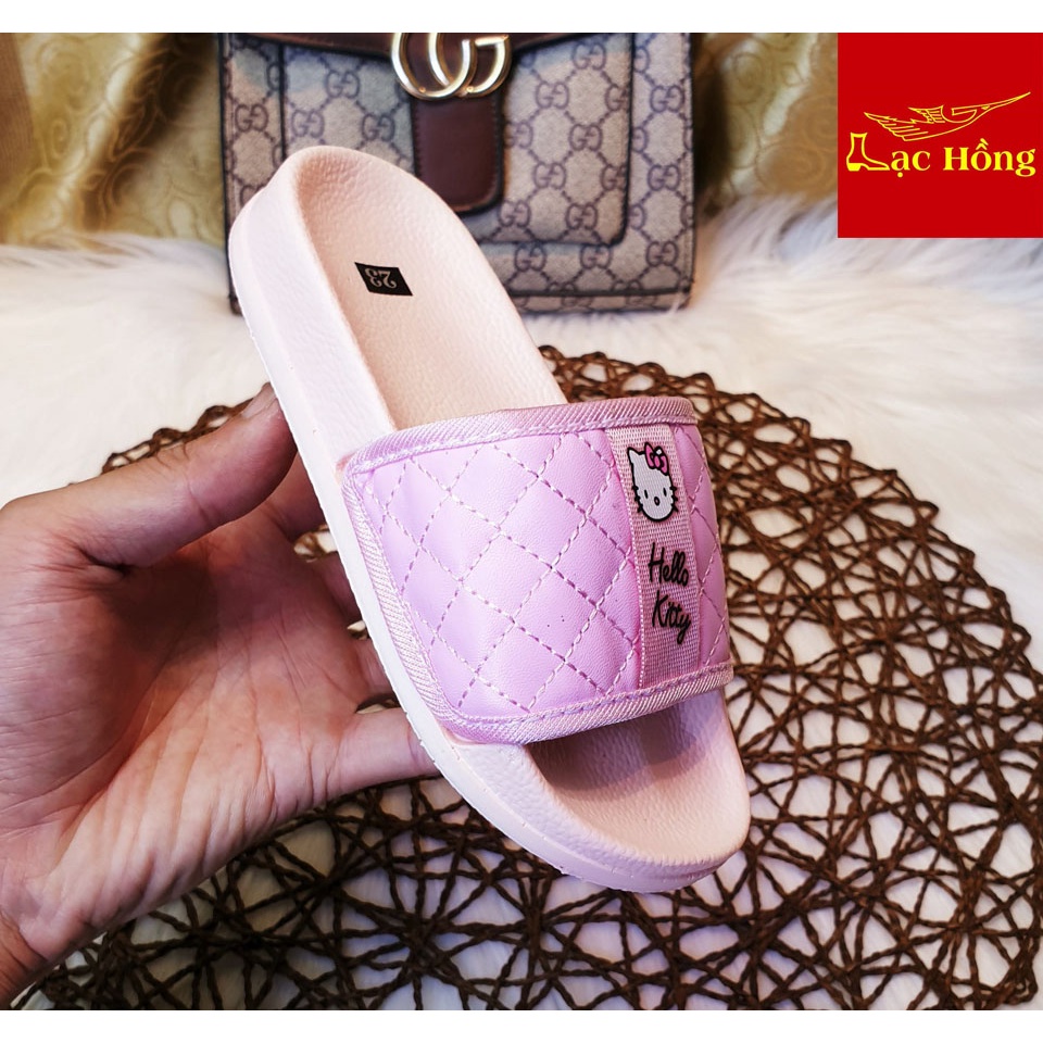 Dép trẻ em quai ngang Hello kitty cho bé gái  từ 4 đến 14 tuổi