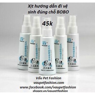 Xịt hướng dẫn đi vệ sinh đúng chỗ BOBO