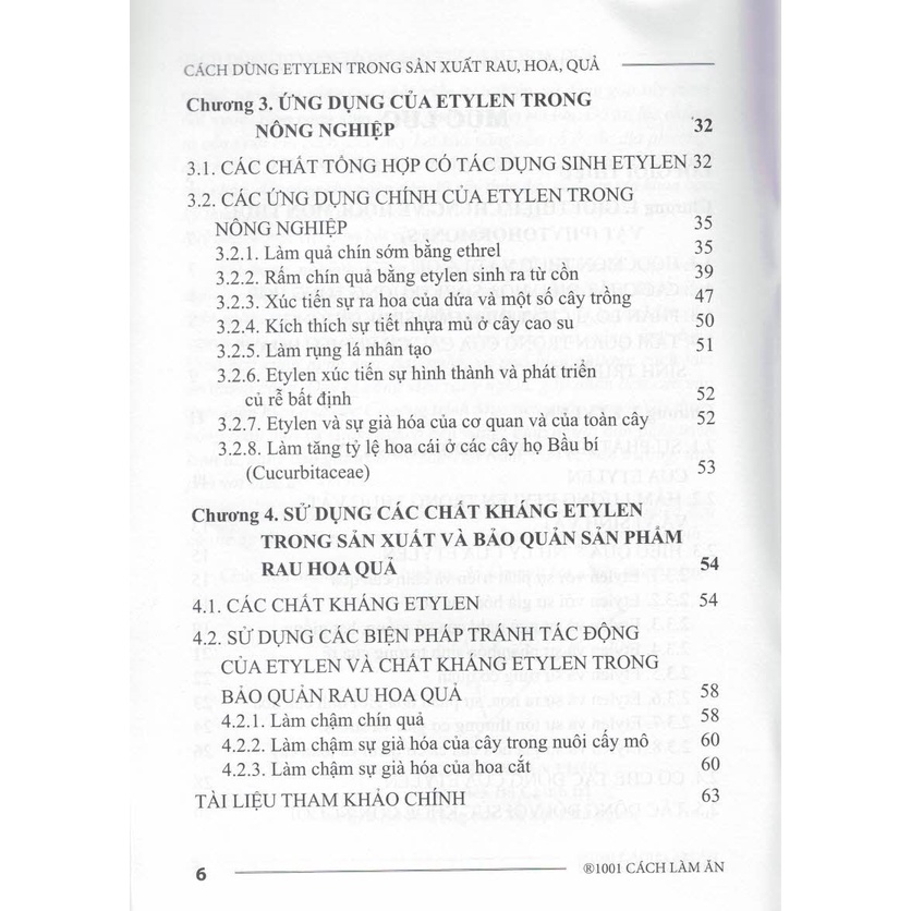 Sách - Cách Dùng Etylen Trong Sản Xuất Rau, Hoa, Quả