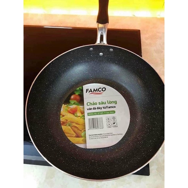 Chảo sâu lòng  Elmich - Famco size 28, 30 - Dùng được cho bếp từ