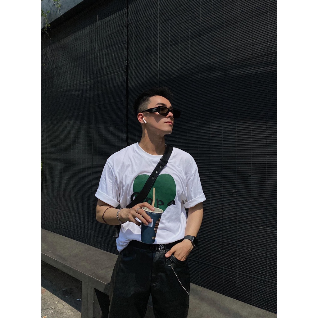 ÁO THUN FORM RỘNG IN OPPA CHẤT COTTON 100%