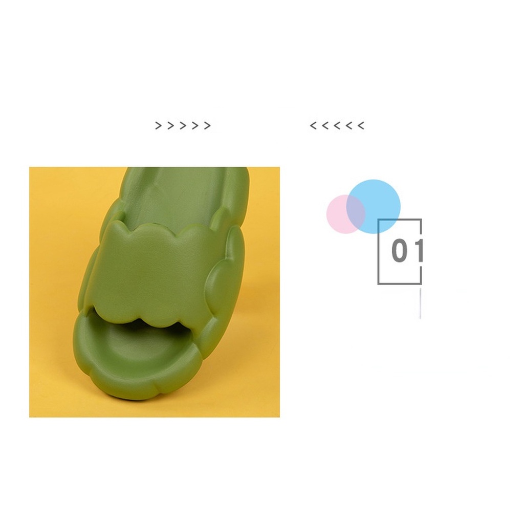 Dép Đi Trong Nhà Đế Dày Mềm Mại Thời Trang Mùa Hè Cho Nam Và Nữ