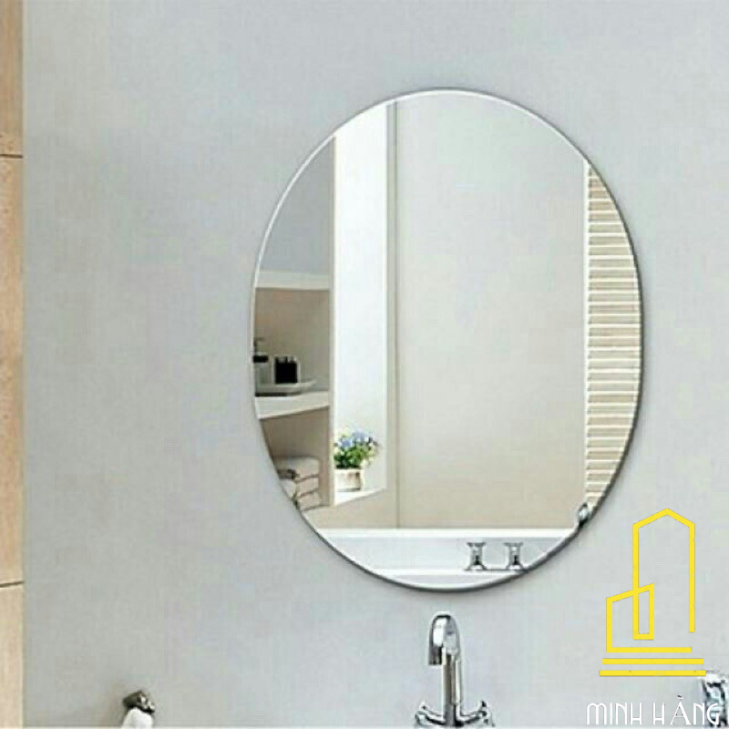 GƯƠNG VÀ KỆ GƯƠNG NHÀ TẮM  KÈM PAS GƯƠNG KÍCH THƯỚC 45X60CM