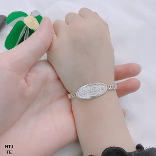 Lắc bạc khắc tên theo yêu cầu cho bé bạc Lâm Hùng