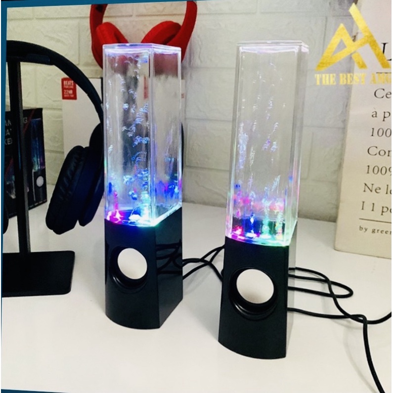 (CAO CLoa Máy Vi Tính Loa Nghe Nhạc Phun Nước 3D Theo Điệu Nhạc - Loa Nghe Nhạc Mini Để Bàn Có Dây