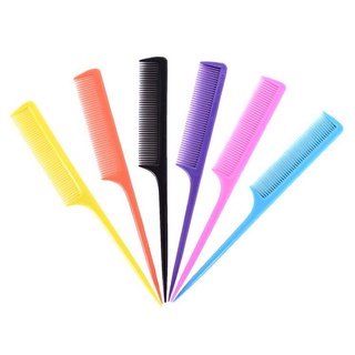 Lược mini chải tóc, lược chải đầu đuôi nhọn thuận tiện chia ngôi rẽ tóc, màu ngẫu nhiên