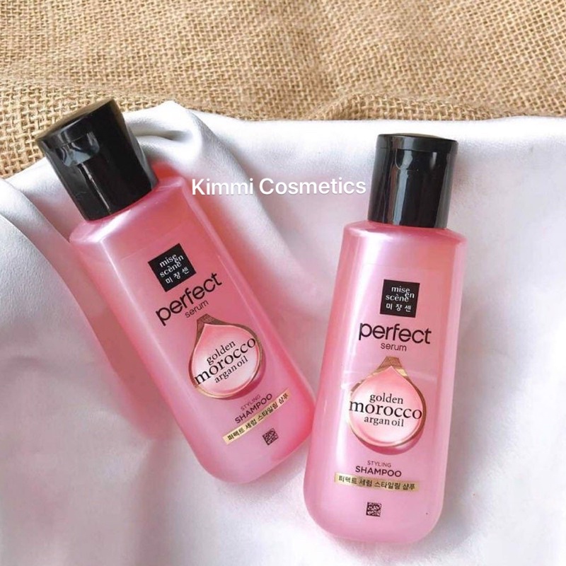 Dầu gội Miseen Scene Perfect Serum Morocco Argan Oil Styling Shampoo tạo nếp, giữ nếp tóc - 140ml