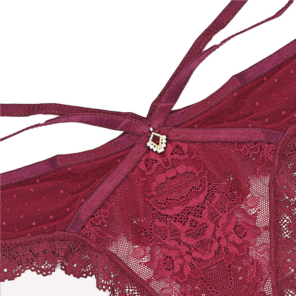 Quần lót nữ lọt khe BECHIPI ren xuyên thấu đồ lót sexy quyến rũ - QL1642 | BigBuy360 - bigbuy360.vn