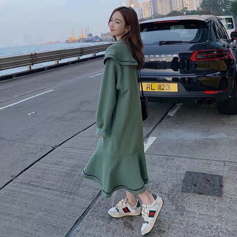 COMBO LIVE Váy xuân thu rộng rãi che gối | BigBuy360 - bigbuy360.vn