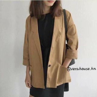 Thanh lý khoát kaki dạng vest