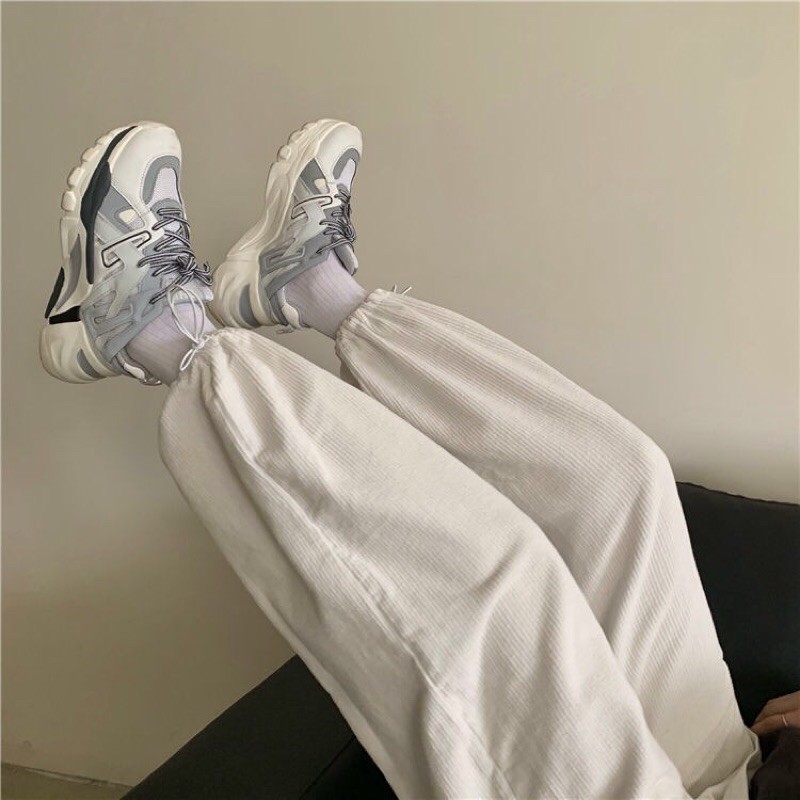 quần bom kaki nhung lót bông unisex