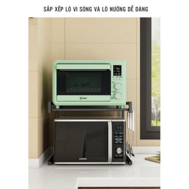 Kệ Để Lò Vi Sóng - Lò Nướng - Kệ Bếp Đa Năng Cao Cấp Chịu Lực 50kg (MSP KVS145)