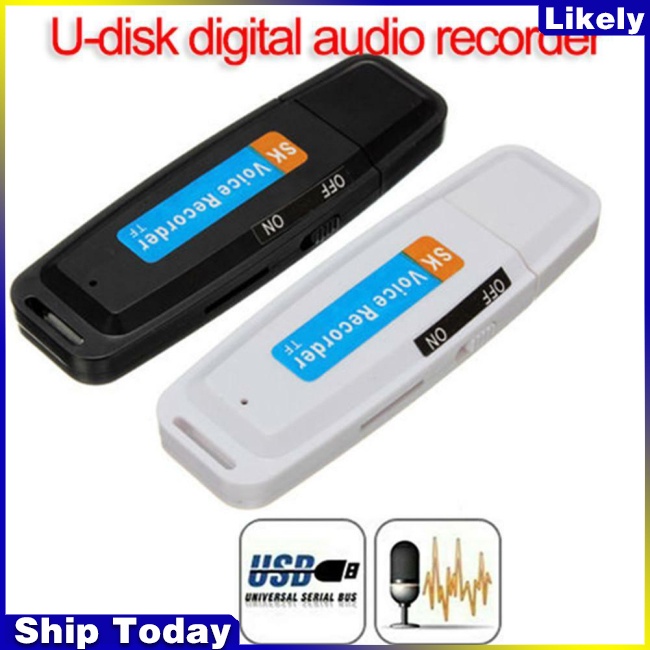 Bút Ghi Âm Giọng Nói Kỹ Thuật Số USB Mini Tiện Dụng