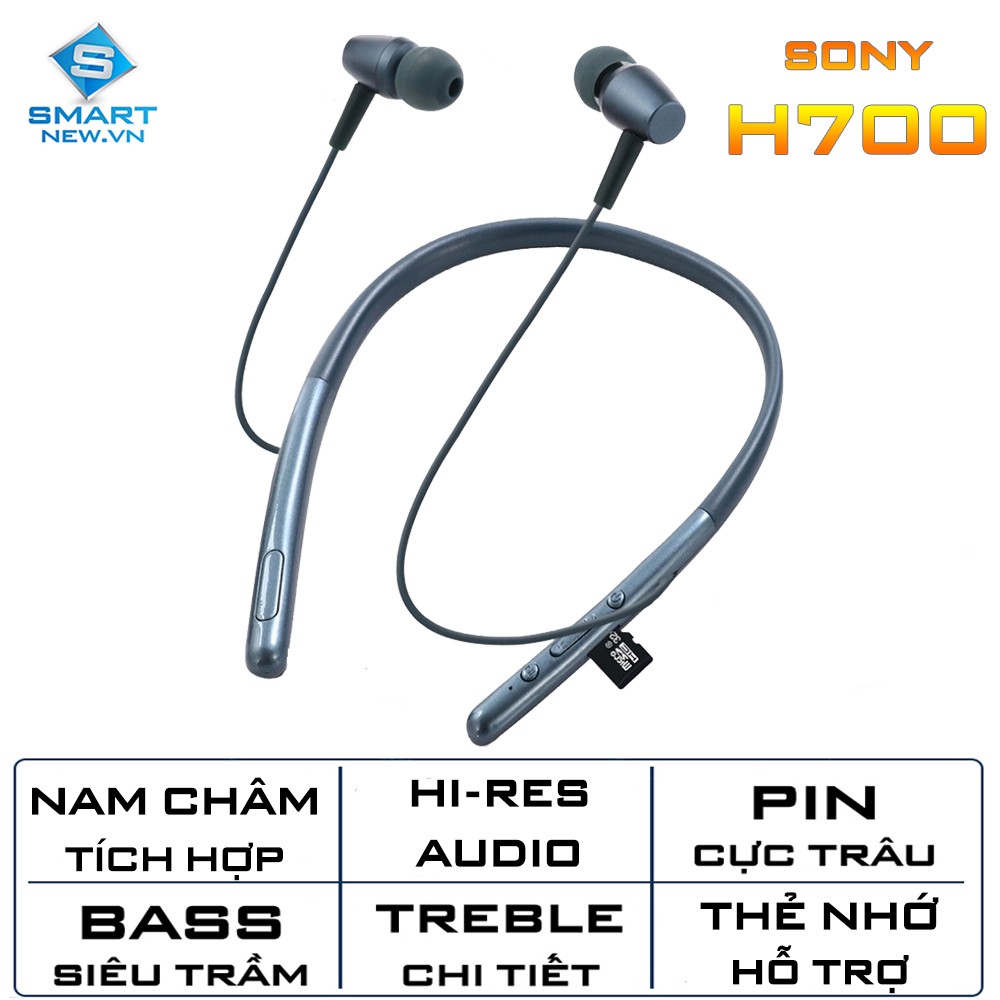 Tai nghe không dây Bluetooth Sony WI - H700 chống nước IPX7 - Pin Trâu 24h - Nghe nhạc cực đã