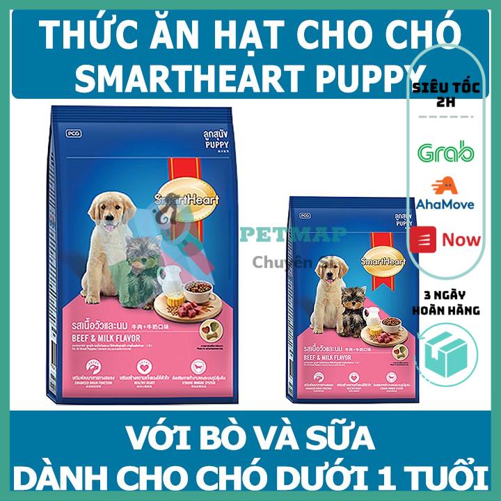 [Rẻ vô địch] [Có sẵn] Thức ăn dành cho chó con Smart Heart Puppy 8kg (400gr x 20)