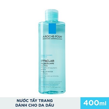 [Xanh 400ml] Nước làm sạch sâu tẩy trang cho da dầu nhạy cảm La Roche-Posay Micellar Water Ultra 400ml | BigBuy360 - bigbuy360.vn