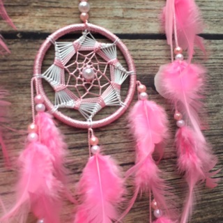 Dreamcatcher 2 tầng - Màu hồng