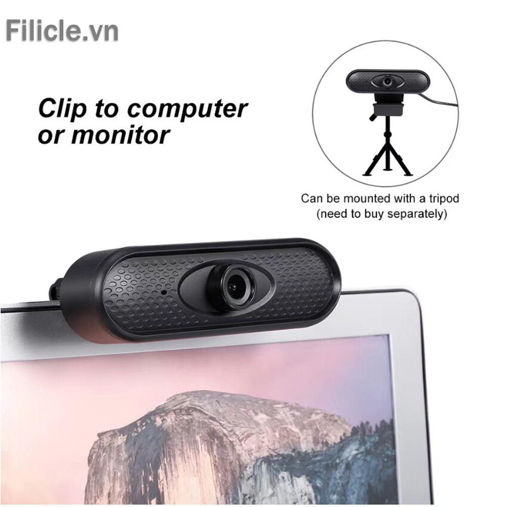 Webcam FILICLE 2MP USB tích hợp Mic 1080P HD cho PC TV | WebRaoVat - webraovat.net.vn