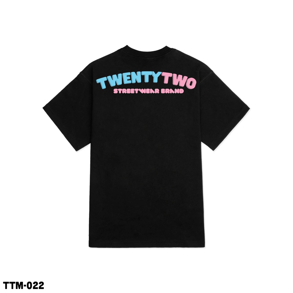 Áo Thun Tay Lỡ From Rộng TWENTY TWO, Áo Phông Nam Nữ Unisex TTM-022