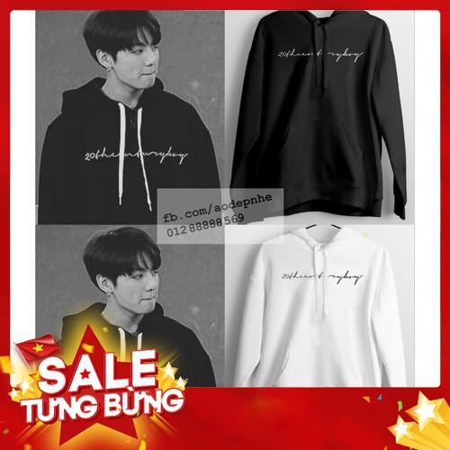 [ CÓ ẢNH THẬT ] Áo Hoodies 20th Century Boy đen/trắng