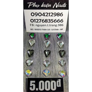 phụ kiện nails - đá khối (5k/ viên)