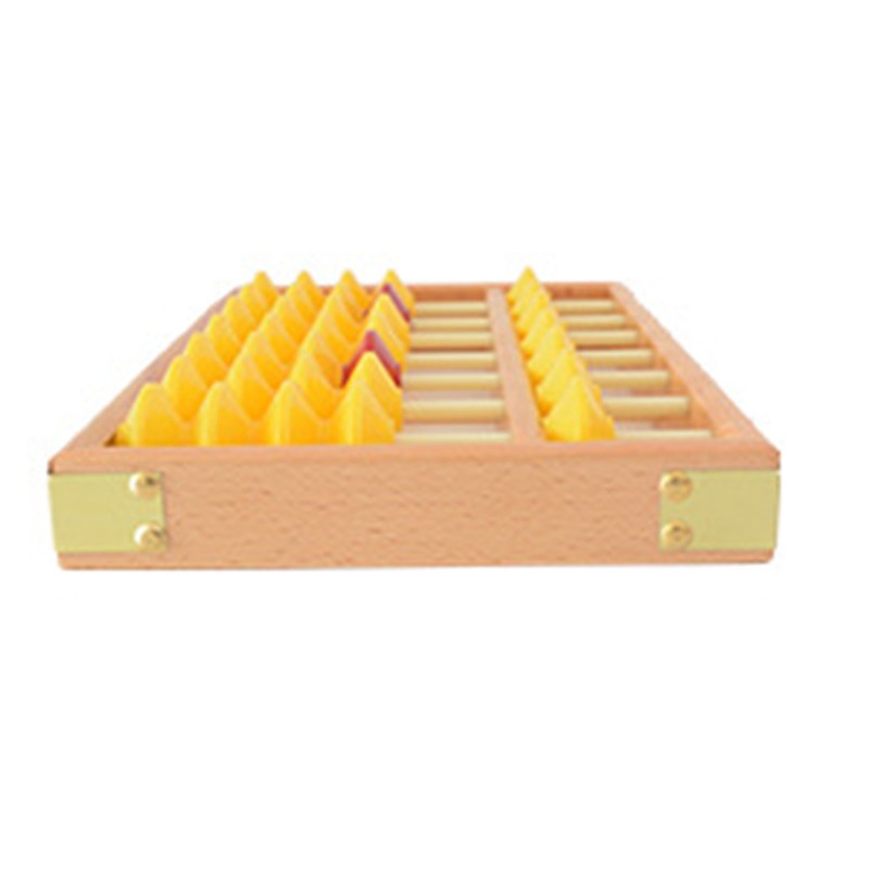 Bàn Tính 7 Cột Bằng Gỗ Chống Trượt Cho Bé