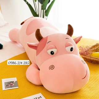 Gấu bông cá sấu mắt lồi. Bò Nằm mắt lồi. Chó Mắt Lồi Size 75cm- 1m2- mặt ngáo gối ôm hình thú cho người lớn