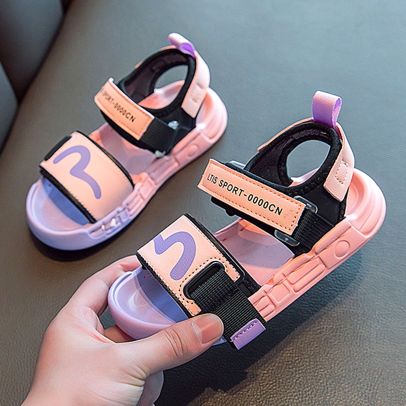 Giày Sandal Công Chúa Đi Biển Mùa Hè 2022 Đế Mềm Cao Cấp Phong Cách Mới Cho Bé Gái @